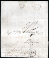 HAITI. 1821 (15 Oct). USA - HAITI - ENGLAND. Post A Prince To London / UK. EL.endorsed 'by British Packet Queensbury' An - Haiti