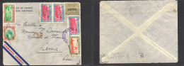 GUATEMALA. 1940 (19 Enero) GPO - Lima, Peru (22 Jan) French Diplomatic Mail. Air Multifkd Env. Fine Better Scarce Dest. - Guatemala