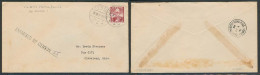 GREENLAND. 1941 (2 Oct). Ivigtut - USA / Ohio. Fkd Censored Env. Via Eastern Artic Patrol RMS / Canada (Oct 4-41) Cds St - Sonstige & Ohne Zuordnung
