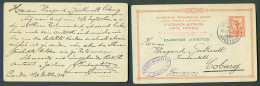 GREECE. 1913 (15/28 Oct). Crete. Prov Postal Card Ovptd For New Acquired Territories. Candie - Germany. VF Circulated. G - Autres & Non Classés