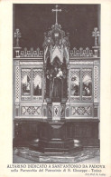 26434"ALTARINO DEDICATO A S. ANTONIO DA PADOVA-PARROCCHIA DEL PATROCINIO DI S. GIUSEPPE-TORINO"VERA FOTO-CART. NON SPED. - Churches