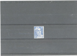 VARIÉTÉ -N°886 N** - GANDON 15 F BLEU - TACHE BLANCHE ( En Bas à Gauche ) - Unused Stamps