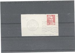 VARIÉTÉ -N°721 A -GANDON 6F ROSE -Obl / FRAGMENT -6 PARTIEL -F ABSENT - Nuevos