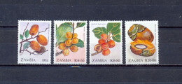 ZAMBIA - MNH - FRUITS -  MI.NO.499/502 - CV = 11 € - Fruits