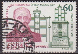 Journée Du Timbre - ESPAGNE - Télégraphe Optique - N° 2995 - 1996 - Oblitérés