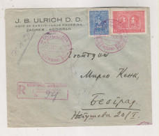 YUGOSLAVIA 1930 BEOGRAD  Registered Cover SOKOL FALCON  1. SVESOKOLSKI SLET KRALJEVINE JUGOSLAVIJE - Briefe U. Dokumente