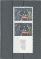 VARIÉTÉ -N° 1321 N** -TIMBRE DU BAS TRÈS FONÇÉ-( Cérès N°1321g) TENANT A NORMAL - Unused Stamps