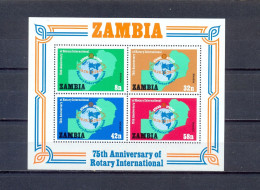 ZAMBIA - MNH - ROTARY INTERNATIONAL -  MI.NO.BL 7 - CV = 3,5 € - Rotary, Lions Club