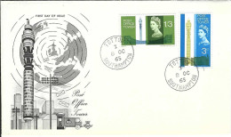 T- Envellope GRANDE BRETAGNE 1e Jour N° 415 - 416 Y & T - 1952-1971 Pre-Decimal Issues