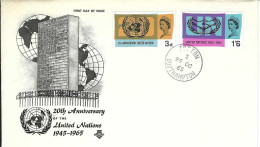 T- Envellope GRANDE BRETAGNE 1e Jour N° 417 - 418 Y & T - 1952-1971 Pre-Decimal Issues