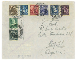 P2741 - VATICANO PA 1/8 22.6.1938 SU BUSTA FDC INDIRIZZATA AL CARDINALE COPELLO, OBISPO DI BUENOS AIRES. - Storia Postale