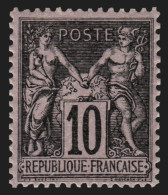 France N°103, Sage 10c Noir Sur Lilas (N Sous B), Neuf ** Sans Charnière - TB - 1898-1900 Sage (Tipo III)