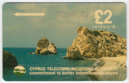 CYPRUS A-314 Magnetic Telecom - Landscape, Coast, Rock - 17CYPA - Used - Cipro