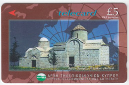 CYPRUS A-345 Magnetic Telecom - Culture, Church - 25CYPG - Used - Cipro