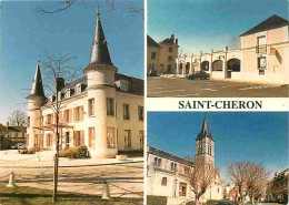 91 - Saint-Chéron - Multivues - Automobiles - Flamme Postale - CPM - Voir Scans Recto-Verso - Saint Cheron