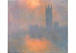 Art - Peinture - Claude Monet - Trouée De Soleil Dans Le Brouillard - CPM - Voir Scans Recto-Verso - Malerei & Gemälde