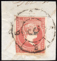 Málaga - Edi O 48 - 4 C.- Fragmento Mat Rueda Carreta "6 - Málaga" - Used Stamps