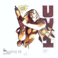 BAJRAM : Exlibris Pour Salon Bd AMIENS 1998 (n) - Illustratori A - C