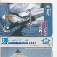 B04 - 2 TELECARTES DU MAROC, Pour 1 Euro - Marruecos