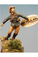 - F.M.BENEITO - Figurine " Officier Du Natal - Guerrier Zoulou  1879 " - 54 Mm- Réf MV/11 - Figurine