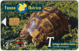 SPAIN A-479 Chip CabiTel - Animal, Turtle - Used - Emissions Basiques