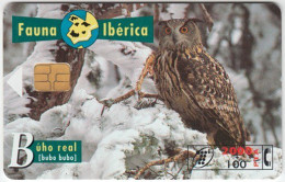 SPAIN A-511 Chip CabiTel - Animal, Bird, Owl - Used - Basic Issues