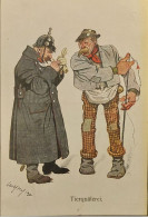 German Types Policemen And A Thief, An Artist Signed I-VF  587 - Europa