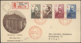 FDC 1956 FACIT 471-474 AFA 475-478 Vignett 1 - FDC