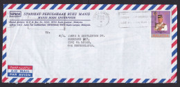 Malaysia: Airmail Cover To Netherlands, 1 Stamp, Person, Uniform (minor Creases) - Malaysia (1964-...)