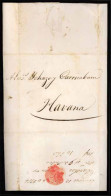 GREAT BRITAIN. 1814. EL. Londres To Havana, Cuba. Terrific!. This Early Maritime Is One Of The Earliest Pieces Of Mail F - ...-1840 Voorlopers