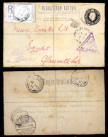 GREAT BRITAIN. 1917. WWI.  Registered Stationery To Egypt. Censored. F. - ...-1840 Voorlopers