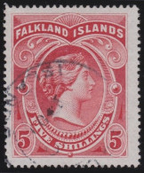 Falkland  Islands    .   SG    .   42  (2 Scans)          .   O    .     Cancelled - Andere & Zonder Classificatie