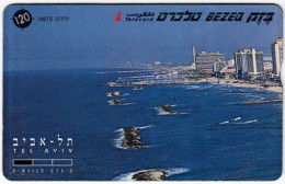 ISRAEL C-025 Hologram Bezeq - View, Town - 812K - Used - Israël