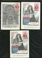 3 Cartes Postales FDC  Paris St Etienne Pontarlier N°779 Louvois Cachets J.T.  Le 15/03/1947 B/TB Voir Scans  Soldé ! ! - ....-1949