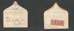 HONDURAS. 1915 (Nov) Sabana Grande, Tegucigalpa - Puerto Cortes. Internal 2c Rate Multifkd Pm Unsealed Envelope. Fine An - Honduras