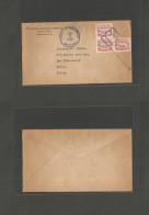 HONDURAS. 1928 (4 Jan) Puerto Castilla Colon - USA. Truxillo Railroad Congress. Ovptd Multifkd Envelope. - Honduras