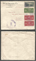 HONDURAS. 1935 (30 March) San Pedro Sula - Germany, Weimar. Air Multifkd Envelope. Fine. - Honduras