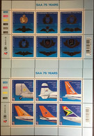 South Africa 2009 South African Airways Anniversary Sheetlet Set MNH - Ungebraucht