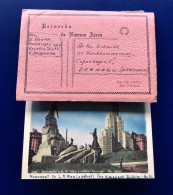 Argentina, Recuerdo De Buenos Aires, 10 Postales - Booklets