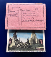 Argentina, Recuerdo De Buenos Aires, 10 Postales - Carnets