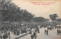 CPA 11 CARCASSONNE / MANIFESTATION VITICOLE DU 26 MAI 1907 / BOULEVARD BARBES - Carcassonne