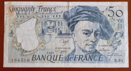 #1  France - 50 Francs - 1988 - 50 F 1976-1992 ''quentin De La Tour''