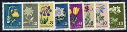 BULGARIA 1963 Flowers MNH / **.  Michel 1407-14 - Nuovi