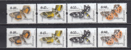 Bulgaria 2004 - Regular Stamps: Butterflies, Papier Normal+fl., Mi-Nr. 4633Ax/36Ax + 4633Cy/36Cy, MNH** - Ongebruikt