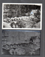 Y14891/ Hamburg Bergstedt Gasthaus Alte Mühle  AK + Negativ Ca.1955 - Wandsbek