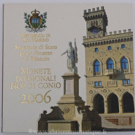 Euro, Saint Marin , Coffret Brillant Universel 2006 - San Marino