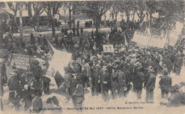 CPA 11 CARCASSONNE / MEETING DU 26 MAI 1907 / DEFILE BOULEVARD BARBES - Carcassonne