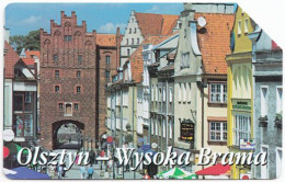 POLAND D-511 Magnetic Telekom - View, Historic Town - Used - Pologne