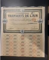 COMPAGNIE DES TRAMWAYS DE L'AIN - Schiffahrt