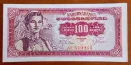 #1  YUGOSLAVIA 100 DINARA 1963 - Yugoslavia